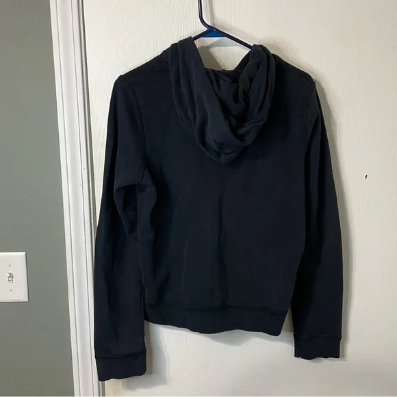 Abercrombie & Fitch Kids Vintage Y2K Logo Navy Zip-Up Hoodie Jacket Size XL - Picture 6 of 8